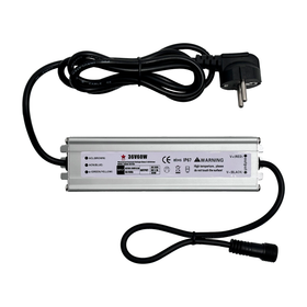 Transformador para luces decorativas, 36 voltios DC, máx. 60 vatios