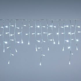 Estalactita Connect+ 2 x h 0,36 m, 160 led blanco frío, cable transparente, prolongable