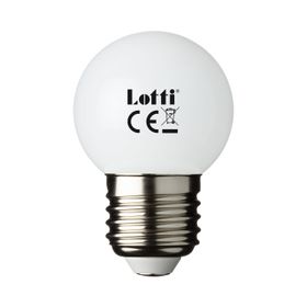 Vintage LED Globo Kunststoff Glühbirne, 1,2W