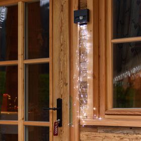 Cascata di luce, 100 microled bianco freddo