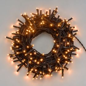 Lichterkette 12,6 m, 180 Mini LEDs extra warmweiß