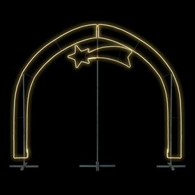 Portal de Belén luminoso led, efecto neón