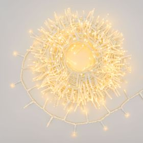Guirnalda Mini Festón de 30,5 m, Mini Led blanco cálido