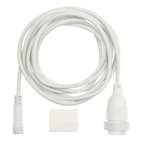 E27 Lampholder, 4m White Cable