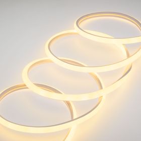 Tubo effetto neon luce frontale 50 m, led bianco caldo