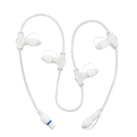Multiconnettore PML, 5 uscite, 1,34 m, interspazio 30 cm, cavo bianco, IP67