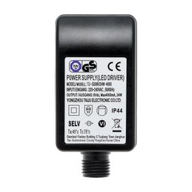 Transformateur pour lumières décoratives 6 Volt DC, Max 24 Watt