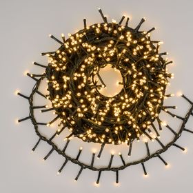 Catena Nastro di Luce 15 m, Digital Chasing, led bianco caldo