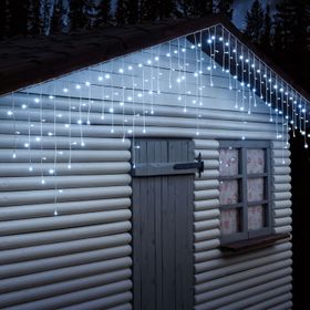 Estalactitas de luces Led 4,2 x h. 0,7 m con destellos