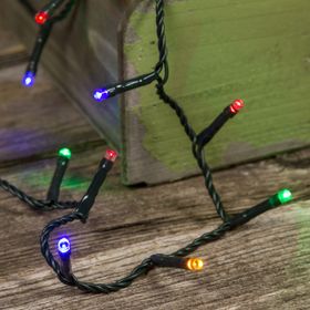 Lichterkette 12 m, 300 Leds Multicolor