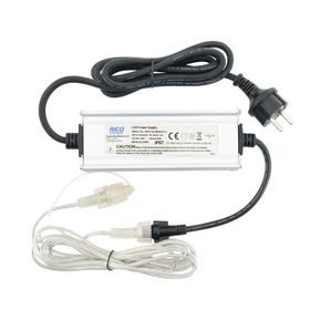 Transformateur Connect+ jusqu'à 6000 led, 90 Watt, câble transparent