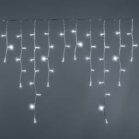 Eisregen-Lichterkette 3 x h 0,9 m, 120 Maxi LEDs kaltweiß, erweiterbar