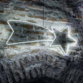 Ultra Bright Rope Light Comet Star, 100 x 40 cm, 294 White LEDs