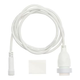 Câble 1 douille pour ampoule Vintage E27, 2 mètres, câble blanc