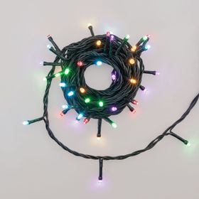 Catena Connect+ 8 m, 80 led multicolor, cavo verde, prolungabile