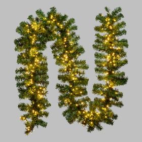 Green branch Moena pine tree 2.7 m, 400 warm white LEDs, extendable