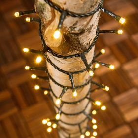 Catena 12,5 m, 300 led bianco caldo