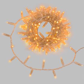 Lichterkette Connect ProLine 36V, 8 m, 160 Maxiled warmweiß, trasparentes Kabel, erweiterbar