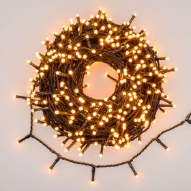 Catena 30 m, 500 Dual LED bianco caldo e bianco extra caldo
