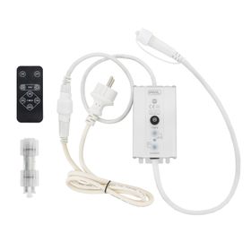 Dimmer and timer for Vintage LED PRO decorations, max 400 Watts, white cable