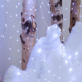 Lichterbündel 1 m, 300 Micro LEDs kaltweiß