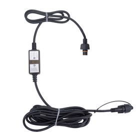Controller Connect+, up to 1600 LEDs, 7 lighting effects and steady light, 6 and 8 hour timer, dimmer, black cable