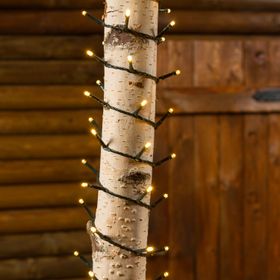 Catena 7,5 m, 180 led bianco caldo