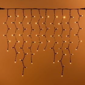 3 x h. 0.9m 228 Warm White Maxiled Connectable Icicle Lights, IP67