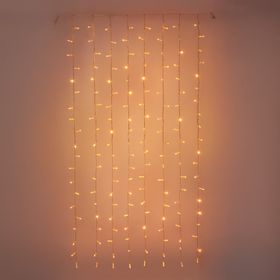 Vorhanglichter Connect ProLine 36V, 1 x h 2 m, 160 Maxiled warmweiß, transparentes Kabel, erweiterbar