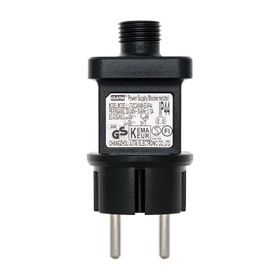 Trasformatore per luci decorative, 24 Volt DC, Max 6 Watt, Timer