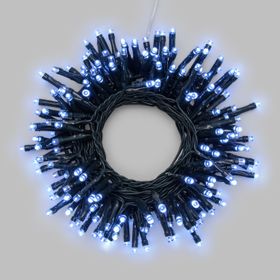 Batteriebetriebene Lichterkette 20 m, 500 LEDs kaltweiß