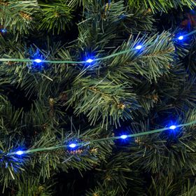 Catena Gocce di Luce da 30 m, 400 Led ultra luminosi blu