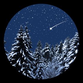 Gobo Full Color Weihnachtsnacht Ø37-23 mm