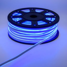 Tube led effet néon double face, 6000 led bleu