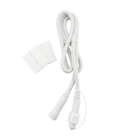 Alargador VINTAGE LED PRO, 1 m, cable blanco