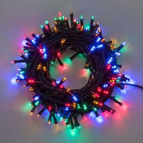 Lichterkette 12,8 m, 320 LEDs multicolor