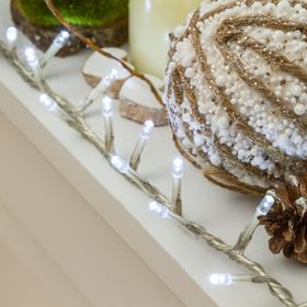 14.9m 720 White Led Mini Cluster String Lights