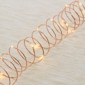 Lichterkette 10 m, 200 Micro LEDs warmweiß