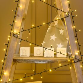 Catena Nastro di Luce 30,5 m, miniled bianco caldo oro