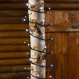 Lichterkette 7,5 m, 180 LEDs kaltweiß