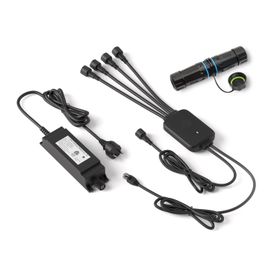 Twinkly Plus, WiFi controlador Ethernet y alimentador, 4 puertos