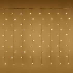 Rideau 3,2 x h 1 m, 200 led blanc chaud