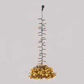 Ruban Suspendu Connect+ 6 m, 600 led blanc chaud, câble vert
