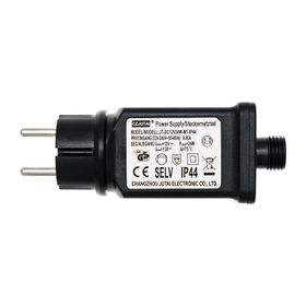12 Volt DC, Max 24 Watt Transformer for Decorative Lights