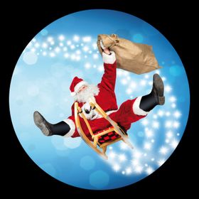 Gobo Papá Noel en vuelo  Ø 37mm