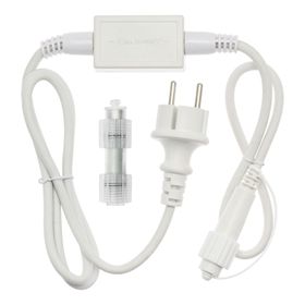 PML LED Power Cord, 1.5m white, with adapter