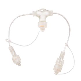 Multiverbinder Connect+ mit 2 Ausgänge, transparentes Kabel