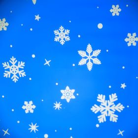 Gobo Effetto nevicata su sfondo blu