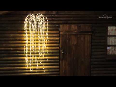 Ramo di salice luminoso argento, 480 led bianco caldo  2 Ramo di salice luminoso argento, 480 led bianco caldo  2