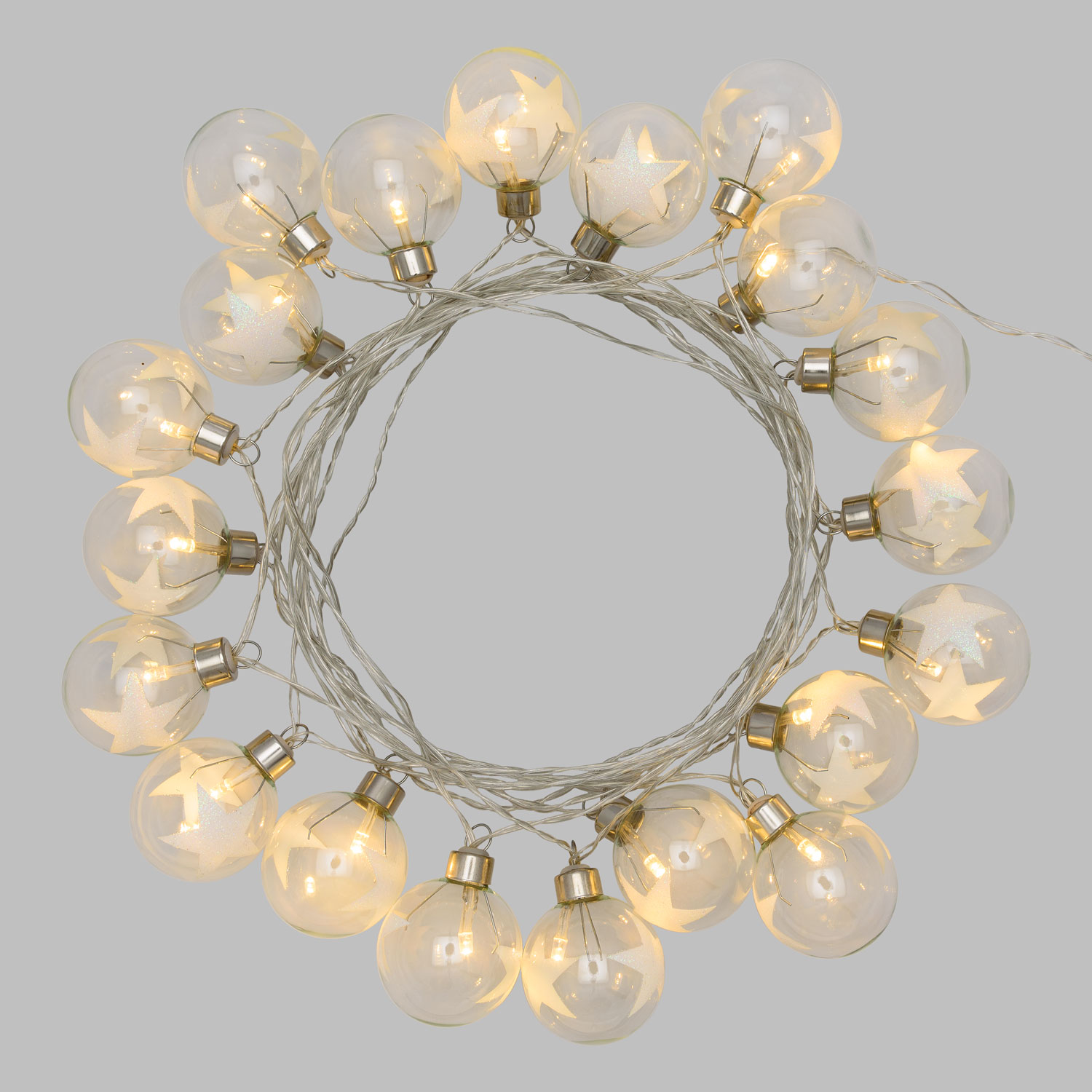 Guirnalda Led con bombillas estrellas 6,5m 5 Guirnalda Led con bombillas estrellas 6,5m 5